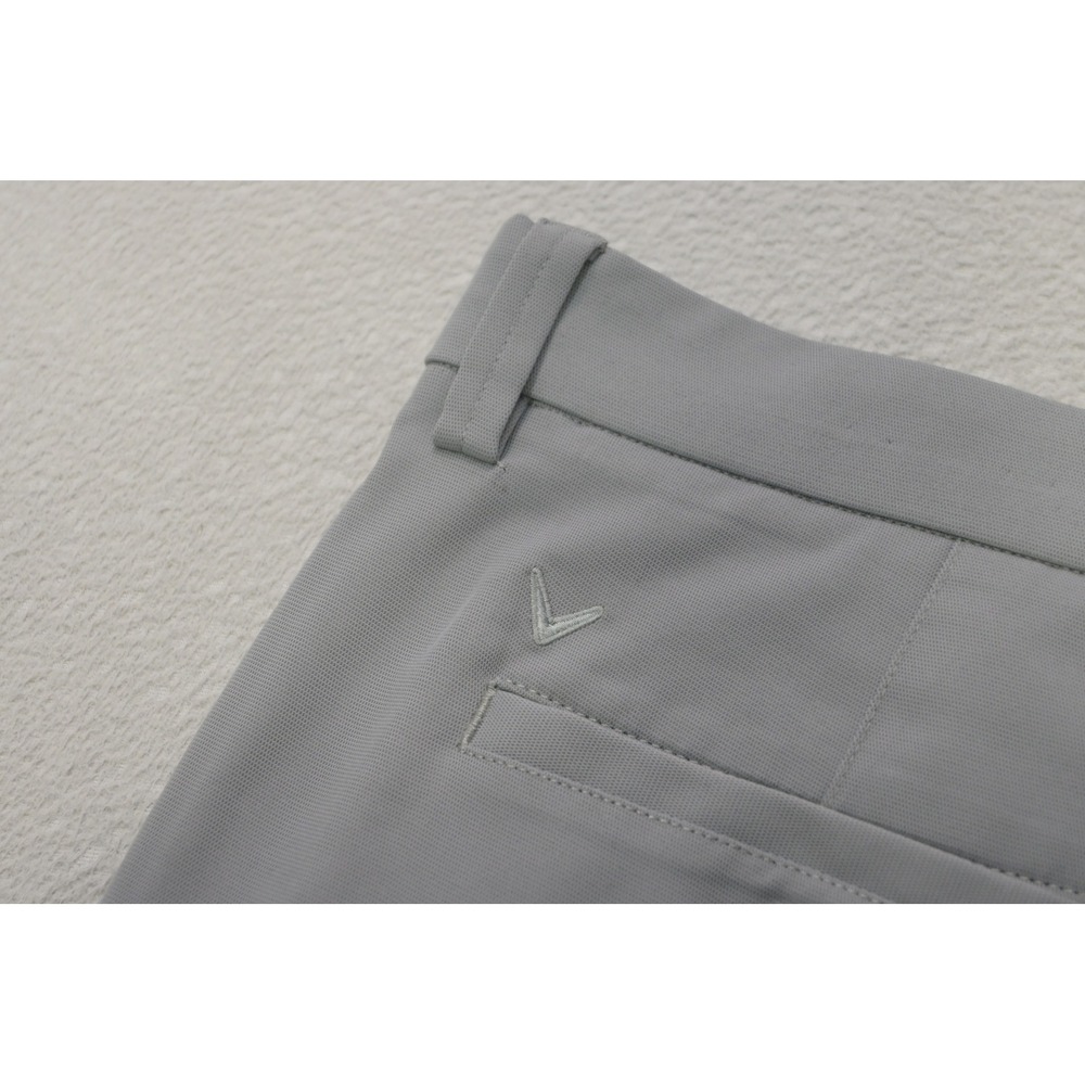 Callaway Golf Pants Mens 38x32 Gray Performance Straight Leg Flat Front EUC